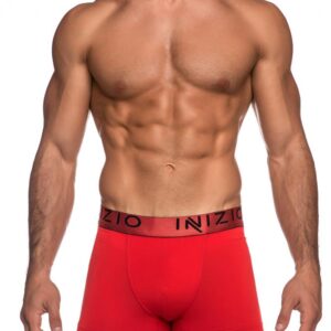 Ανδρικό Boxer 2pack INIZIO Underwear 44000-18,μαύρο/κόκκινο.