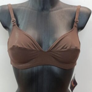 Σουτιέν με μπανέλα,χωρίς ενίσχυση,LOVABLE Intimo 04080,καφέ.