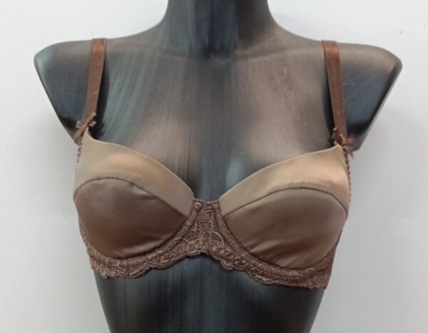 Σουτιέν με μπανέλα και ενίσχυση HELEN Lingerie 8344,σοκολά.