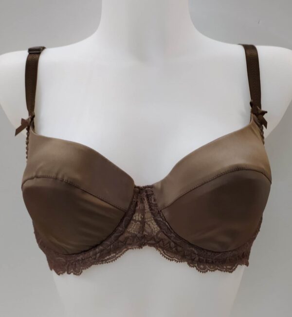 Σουτιέν με μπανέλα και ενίσχυση HELEN Lingerie 8344,σοκολά. - Image 3