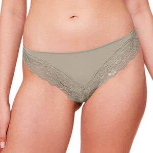 Slip TRIUMPH Lovely Micro Tai 10182556-00AF, με Δαντέλα,Μπεζ.