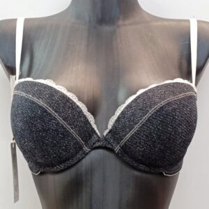 Push-up Σουτιέν MINERVA Gossip 8161,Black Jean.