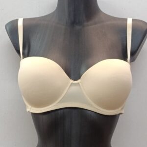 Strapless Σουτιέν με ενίσχυση LORMAR Controllo,Cup C,μπεζ.