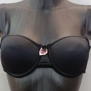 Strapless Σουτιέν με μπανέλα και ενίσχυση LOVEY Lingerie Tatiana,Cup B,μαύρο.