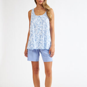 Βαμβακερή Γυναικεία Πυζάμα με βερμούδα HARMONY Homewear 108912.