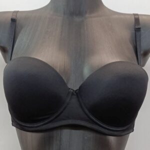 Strapless Σουτιέν με επένδυση SUZY PER Lei 09937,μαύρο,Cup B.