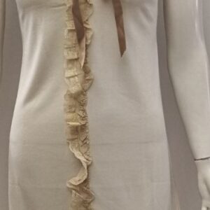 Νυχτικό με λεπτή τιράντα CLAIRE Katrania 6812,μπεζ