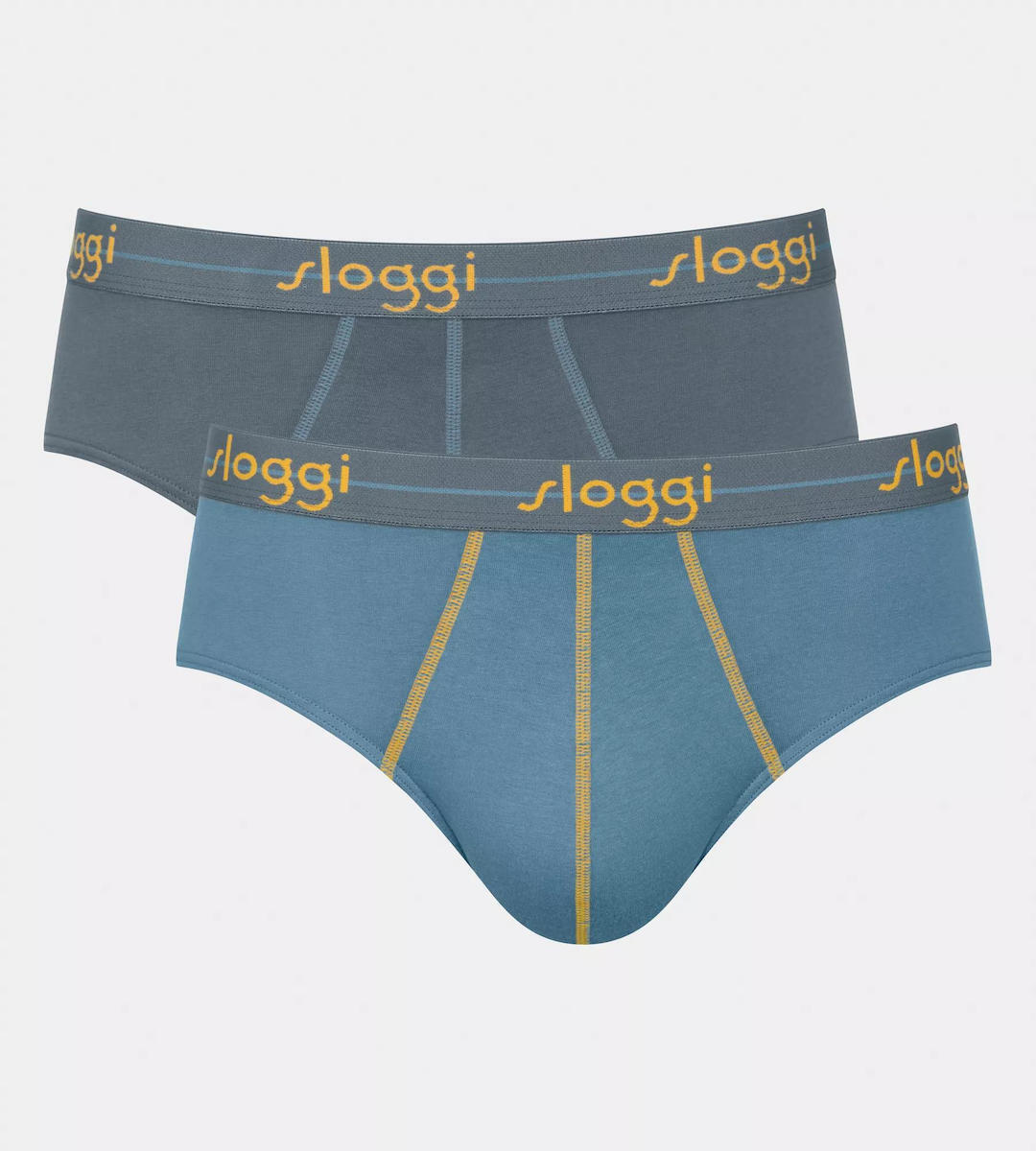 Βαμβακερό Ανδρικό Σλιπ SLOGGI Start Midi 2pack box,10206949-V011. - Image 4