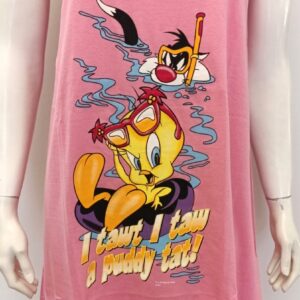 Homewear με λεπτή τιράντα LOONEY TUNES E4,ροζ.