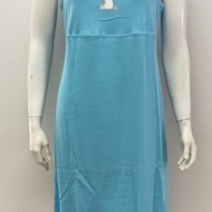 Βαμβακερό Homewear με λεπτή τιράντα FUNKY by LINCLALOR 59095,σιέλ.