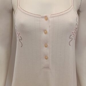 Νυχτικό με λεπτή τιράντα VIVIANNE Homewear 1844,ροζ απαλό.