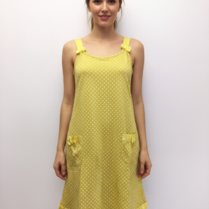 Homewear-Νυχτικό με λεπτή τιράντα CLAIRE Katrania 6400,lime.