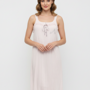 Βαμβακερό Νυχτικό με λεπτή τιράντα SCHERZO Homewear 3207,ροζ.