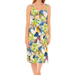 Εμπριμέ Φόρεμα χωρίς μανίκι BILLY'S Fashion 25042.