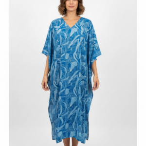 Βαμβακερό Καφτάνι με μανίκι 3/4 BILLY’S Fashion 24073-Δ,One Size.