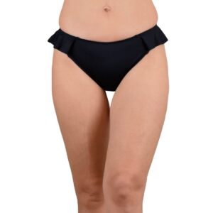 Bikini Slip με βολάν LUCERO Swimwear 973597,μαύρο.
