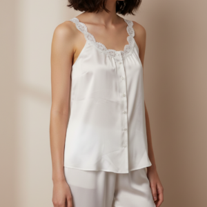 Σατέν Homewear με Κάπρι παντελόνι ELIZABETH Lingerie 4108.