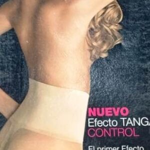 Ψηλόμεσο slip Lastex με String σλιπάκι PLATINO Lingerie 17933,μαύρο.