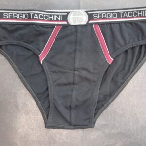 Βαμβακερό Ανδρικό slip SERGIO TACCHINI 18422,μαύρο.