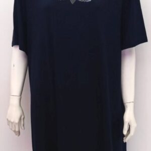 Φόρεμα με κοντό μανίκι GIOTA Homewear 1373,σκούρο μπλε.