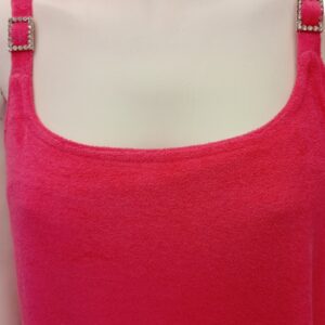 Βαμβακερό Φόρεμα Θαλάσσης πετσετέ SCHERZO Homewear 2303,ροζ.