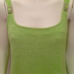 Βαμβακερό Φόρεμα Θαλάσσης πετσετέ SCHERZO Homewear 2303,λαχανί.