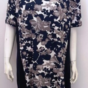 Φόρεμα με λαιμόκοψη και κοντό μανίκι GIOTA Homewear 1163.