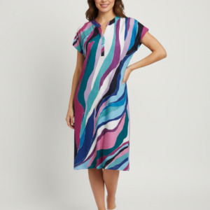 Φόρεμα με κοντό μανίκι GIOTA Homewear 4214.