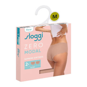 Slip χωρίς ραφές SLOGGI Zero Modal 2.0 Short,2pack,10214679-00ME(μπεζ).
