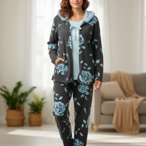 Homewear Τρουαπιέ SCHERZO 2378,με κουκούλα.