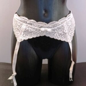 Ζαρτιέρα Casta Diva 416 by CHARME,λευκό.