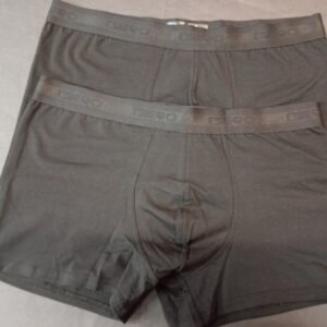 Βαμβακερό Ανδρικό Μπόξερ 2pack VERO ASLANIS 10583,μαύρο-μαύρο.