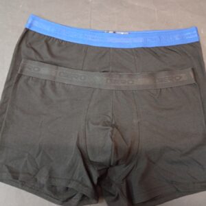 Βαμβακερό Ανδρικό Μπόξερ 2pack VERO ASLANIS 10583,μαύρο-ραφ.