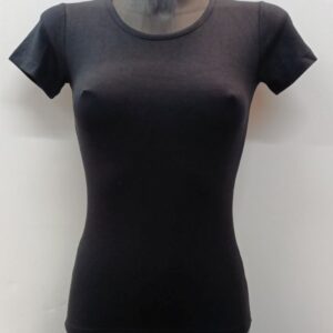 Γυναικεία Φανέλα με κοντό μανίκι,UNDERWEAR Lingerie 2099, μαύρο.