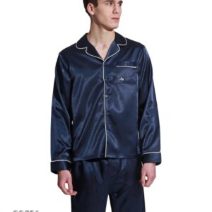 Σατέν Ανδρική Πυζάμα MARIO UOMO Homewear 20591,μπορντώ.