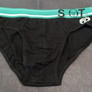 Βαμβακερό Ανδρικό slip SERGIO TACCHINI 21606,μαύρο.