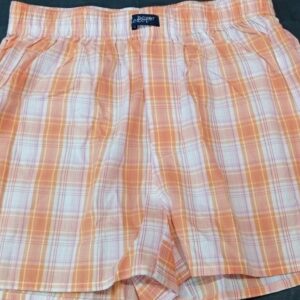 Ανδρικό Βαμβακερό Boxer με κουμπιά APPLE Underwear 765,πορτοκαλί.