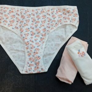 Βαμβακερά Γυναικεία σλιπ ψηλόμεσα 3 τεμαχίων BERRAK 11447.