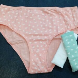 Βαμβακερά Γυναικεία σλιπ ψηλόμεσα 3 τεμαχίων BERRAK 11447.