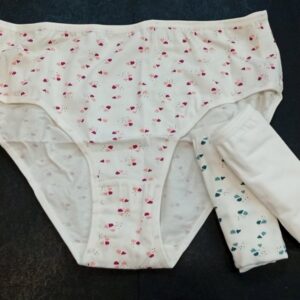 Βαμβακερά Γυναικεία σλιπ ψηλόμεσα 3 τεμαχίων BERRAK 11447.