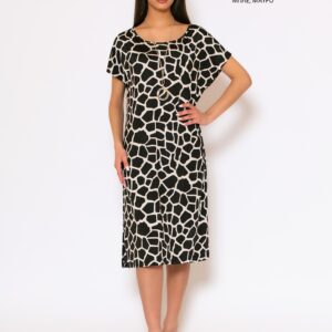 Γυναικείο Φόρεμα με κοντό μανίκι SCHERZO Homewear 5557.