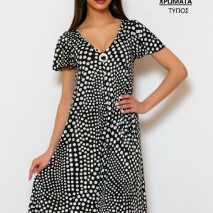 Γυναικείο Φόρεμα με κοντό μανίκι SCHERZO Homewear 5707.