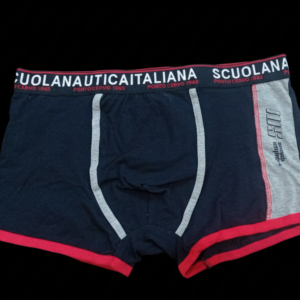 Ανδρικό βαμβακερό boxer NAUTICA ITALIANA 2050,μαύρο.