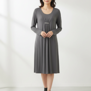 Φόρεμα CLAIRE KATRANIA 5478,σκούρο γκρι.