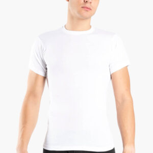 Βαμβακερή Ανδρική Φανέλα με κλειστή λαιμουδιά 100% Cotton Λευκό, ΑΑ-Underwear 053.