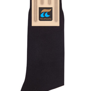 Βαμβακερή Ανδρική Κάλτσα POURNARA Socks 101,μαύρο.