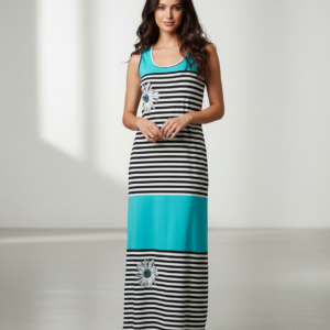 Βαμβακερό αμάνικο Maxi Φόρεμα SCHERZO Homewear 4049.