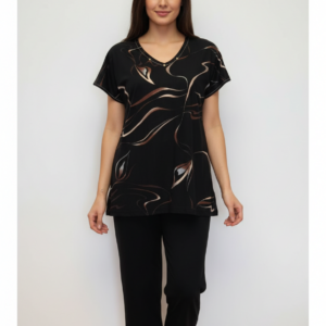 Γυναικείο Homewear με κάπρι παντελόνι PRIMAVERA Lingerie Π 175.