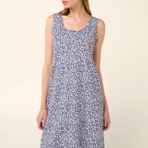 Βαμβακερό Αμάνικο Καλοκαιρινό Νυχτικό VAMP Lingerie 22225.