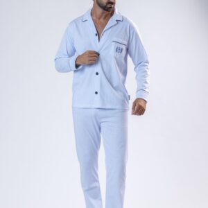 Βαμβακερή Ανδρική Πυζάμα DIPLOMAT Homewear 8515DS.